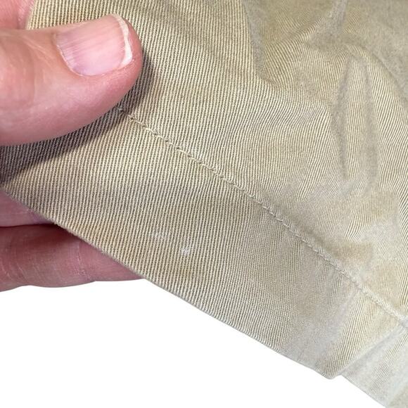 Vtg Y2k Rare Ralph By Ralph Lauren Plaid Label Tan Khaki Shorts Chinos Sz 8 - Picture 13 of 13
